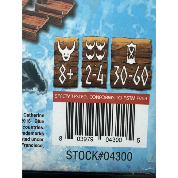 Vikings On Board 2016 Blue Orange Board Game, New and Sealed - Picture 5 of 9